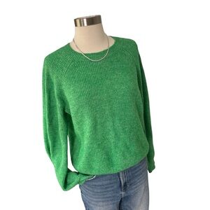 Style & Co. green crewneck pullover sweater